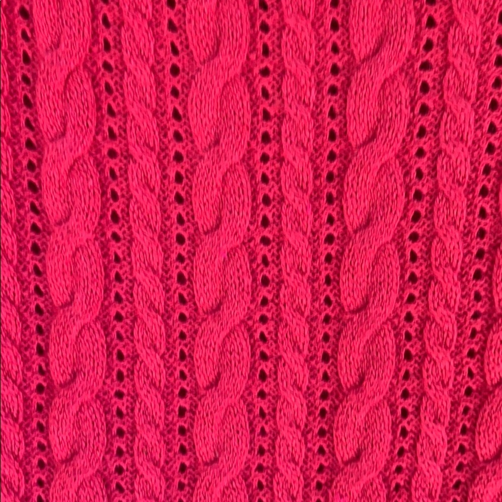 American Eagle Cable Sweater Red Size Large - Picture 3 of 4